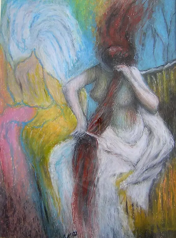 Janusz Kawecki - Czesząca się