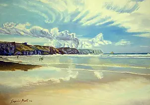   - Britain: Cammaret sur mer beach