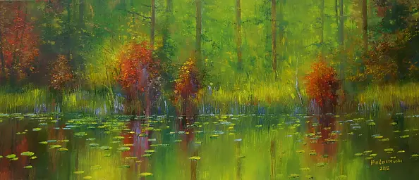 Henryk Radziszewski - Brzeg jeziora