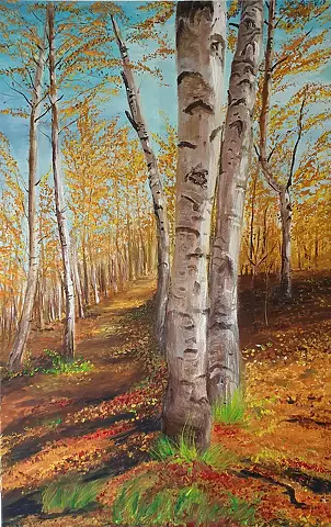 Jadwiga Rudnicka - Birch Road (Version II)