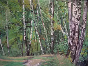 Andrzej Siewierski - Birch logs