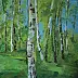 Bożena Siewierska - Birch logs