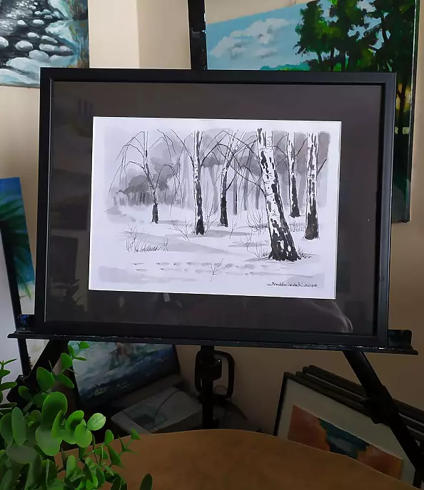 Ryszard Niedźwiedzki - A birch clearing