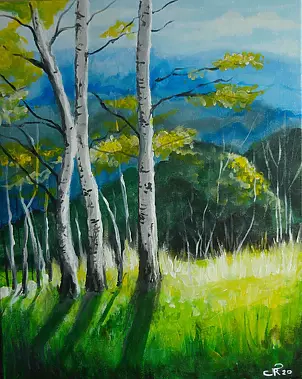 Ryszard Niedźwiedzki - Birch grove