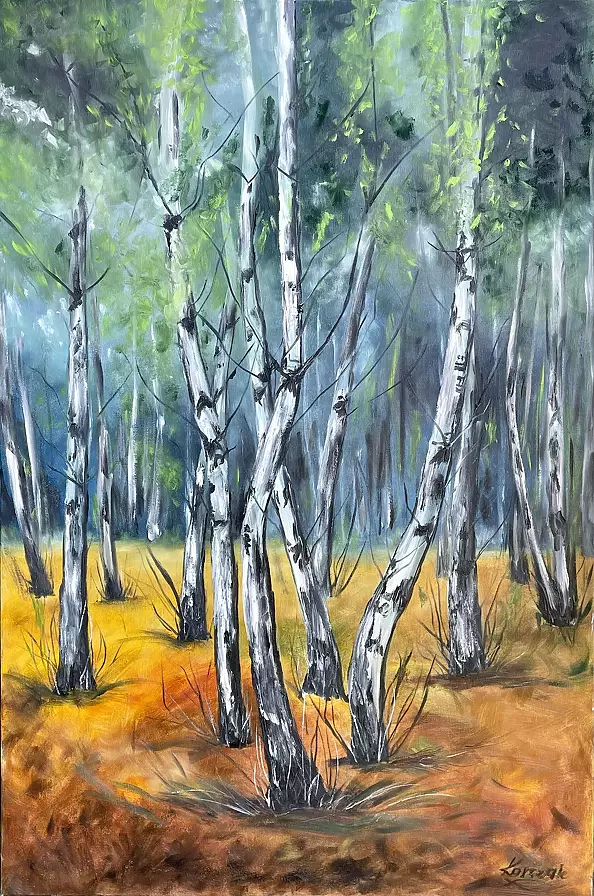 Barbara Korczak - Birches II