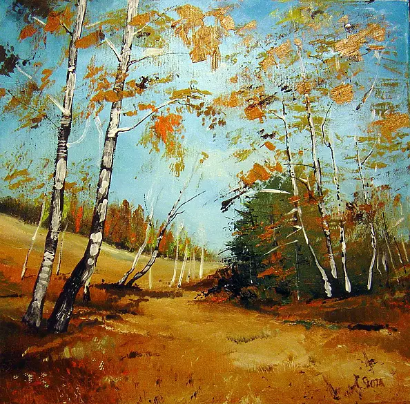 Anna Słota - birches