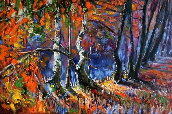 Dominika Kruk - Zięba - birch autumn