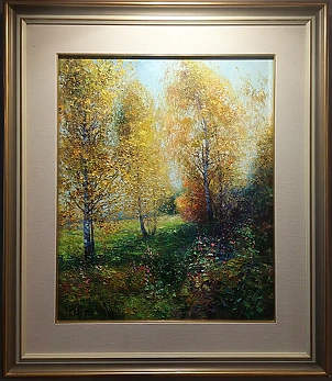 Paweł Łącki - Brzozy w słońcu 