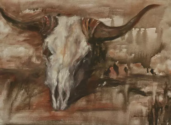 Danuta Zgoł - Buffalo Skull