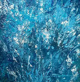 Aldona Kałat, Puffer, Acrylgemälde - Leinwand, 50 x 60