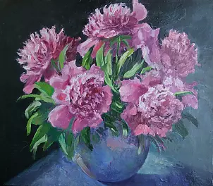 Самойлик Елена -  Bouquet of peonies