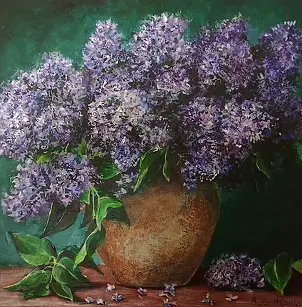 Marta Milewska - A bouquet of lilacs