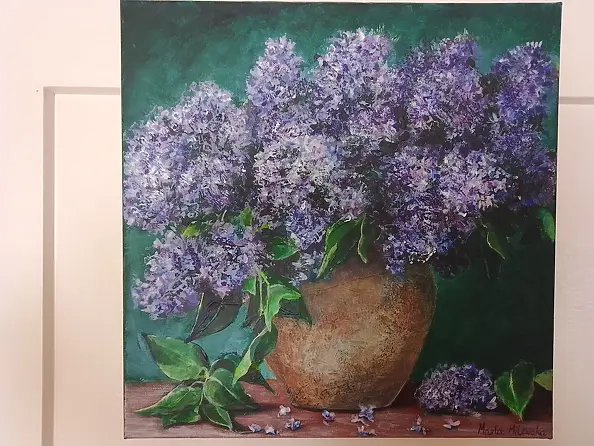Marta Milewska - A bouquet of lilacs