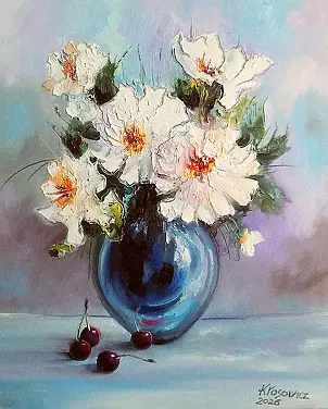 Krzysztof Kłosowicz - "Bouquet and Cherries"