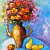 Anna Wach - Bouquet de fleurs et de poires