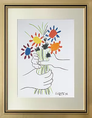 Pablo Picasso - Ein Blumenstrauß