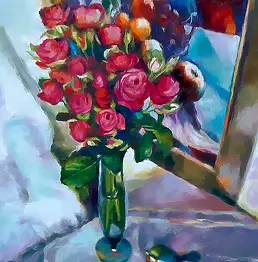 Barbara Gulbinowicz - A bouquet of small roses