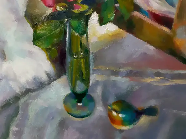 Barbara Gulbinowicz - Bukiet małych różyczek