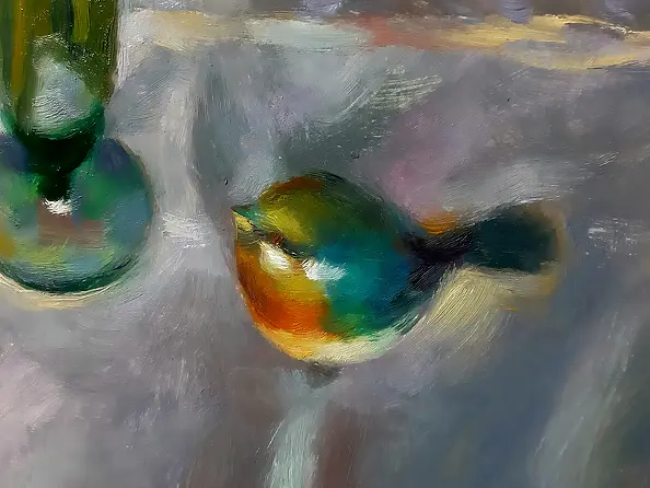 Barbara Gulbinowicz - Bukiet małych różyczek