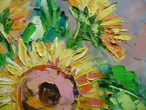 Dorota Łaz - Bukiet słoneczników