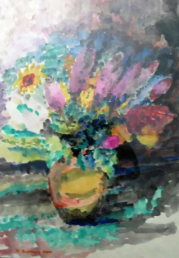 Krystyn Dudkiewicz - Bukiet w siwaku