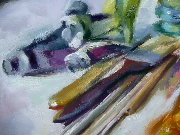 Barbara Gulbinowicz - Bukiet z paletą