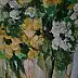 małgorzata machynia, Mazzi di fiori, Dipinto acrilico - tela, 75 x 115
