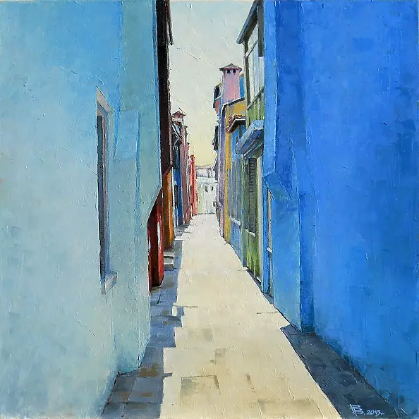 Wiaczesław Rogin - Burano. mezzogiorno