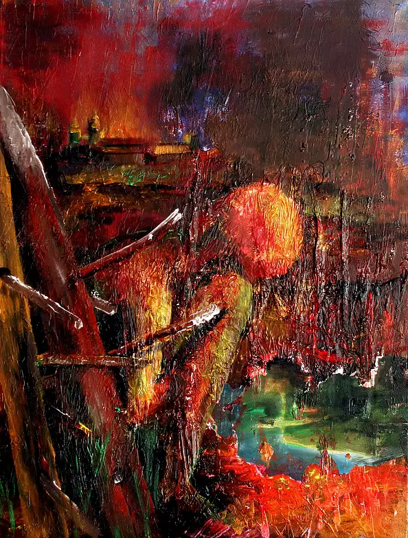 Tomasz Lach - burning Wawel