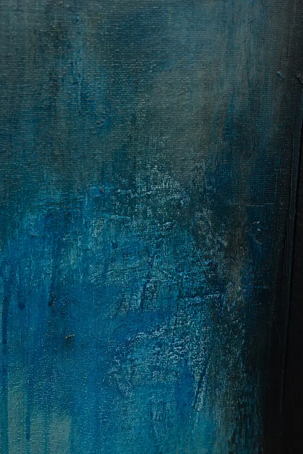 Łukasz Olek, Burnt Waters, Obraz akrylowy - płótno, 90 x 140