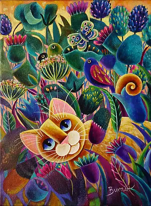 Wiesława Burnat - Rummaging in the Meadow