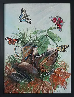 Agnieszka Mantaj, , Акрилова картина - плита, 30 x 40