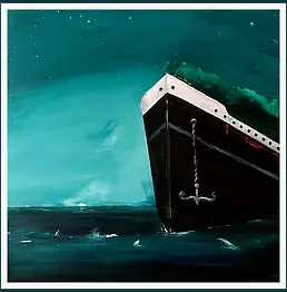 Andrzej Cybura, Бутылка, Акрилова картина, Масляная картина - холст, 60 x 60