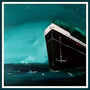 Andrzej Cybura, Bottle, Acrylic painting, Oil painting - canvas, 60 x 60