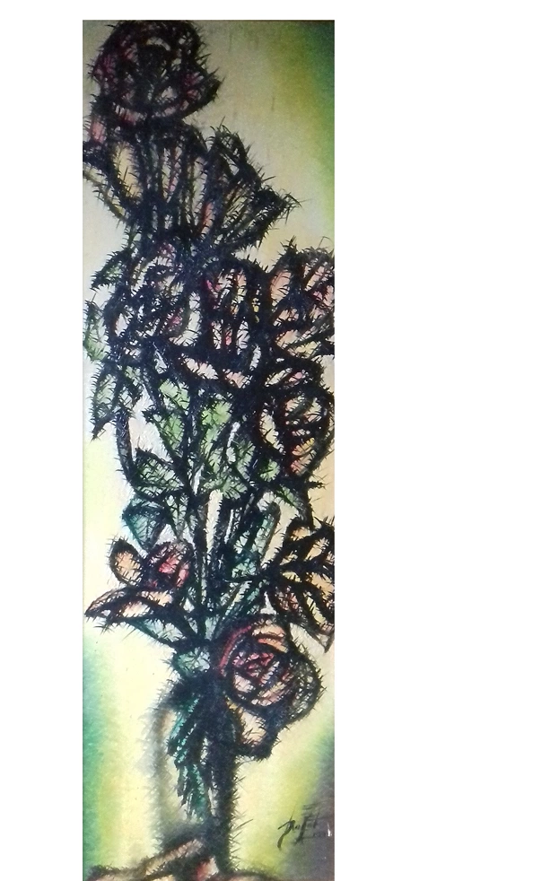 Rafał Jarosz - Bottle of Green Roses