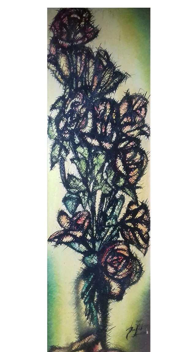 Rafał Jarosz - Bottle of Green Roses