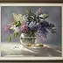 Lidia Olbrycht - Сирень - цветы в вазе, натюрморт