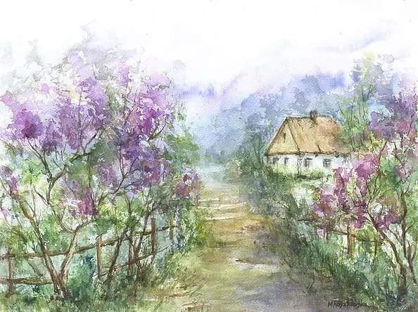 Maria Roszkowska - lilacs