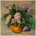 Grażyna Potocka - Lilacs oil painting 40cm-40cm