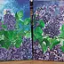 LUCYNA Wiech - Lilacs - triptych