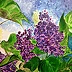 LUCYNA Wiech - Lilacs - triptych