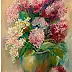 Grażyna Potocka - Lilacs in a bouquet oil painting 56-39cm