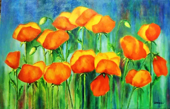Zenon Różycki - CALIFORNIA POPPIES3