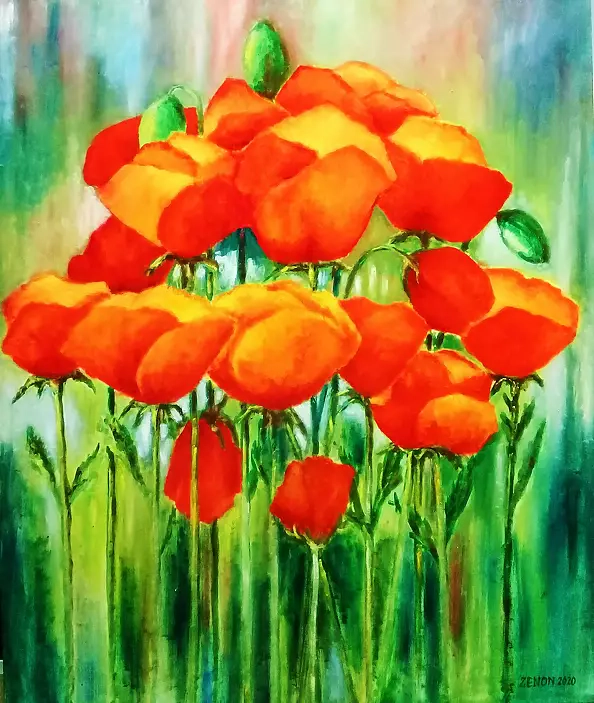 Zenon Różycki - CALIFORNIA POPPIES 2