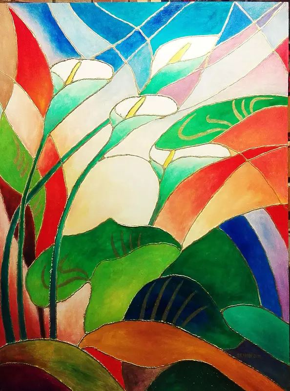 Zenon Różycki - CALLA LILIES