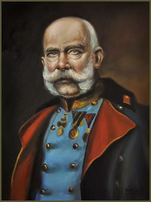 Damian Gierlach - Emperor Franz Joseph I oil painting DGIERLACH