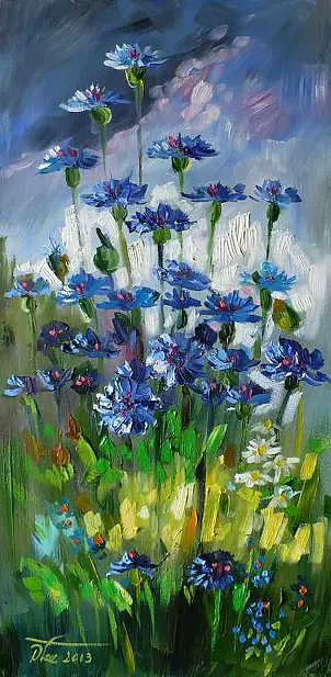 Dorota Łaz - cornflowers