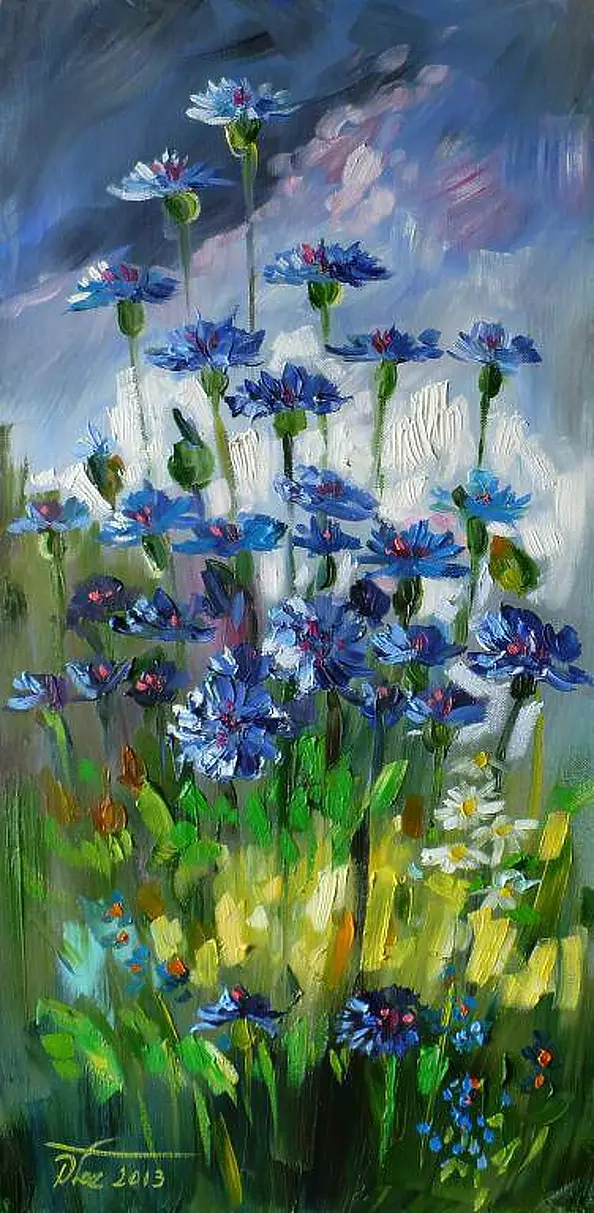Dorota Łaz - cornflowers