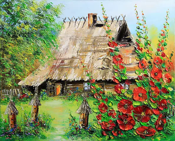 Radosław Popek - COTTAGE WITH PAINTS