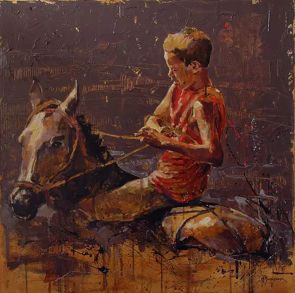 Marcin Mikołajczak - BOY dripping HORSE - FRIENDS